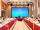 Các đại biểu tiến hành hiệp thương tại hội nghị. 