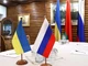 Tư liệu một cuộc đàm phán giữa phái đoàn Nga và Ukraine tại Belovezhskaya Pushcha, chụp ngày 7/3/2022. (Ảnh: Tân Hoa xã)