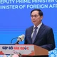 Phó Thủ tướng Chính phủ, Bộ trưởng Ngoại giao Bùi Thanh Sơn phát biểu tại hội nghị "Gặp gỡ Hàn Quốc".