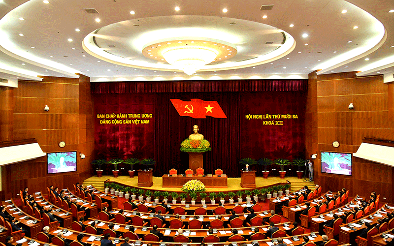Thông báo Hội nghị lần thứ 13 Ban Chấp hành Trung ương Đảng khóa XII