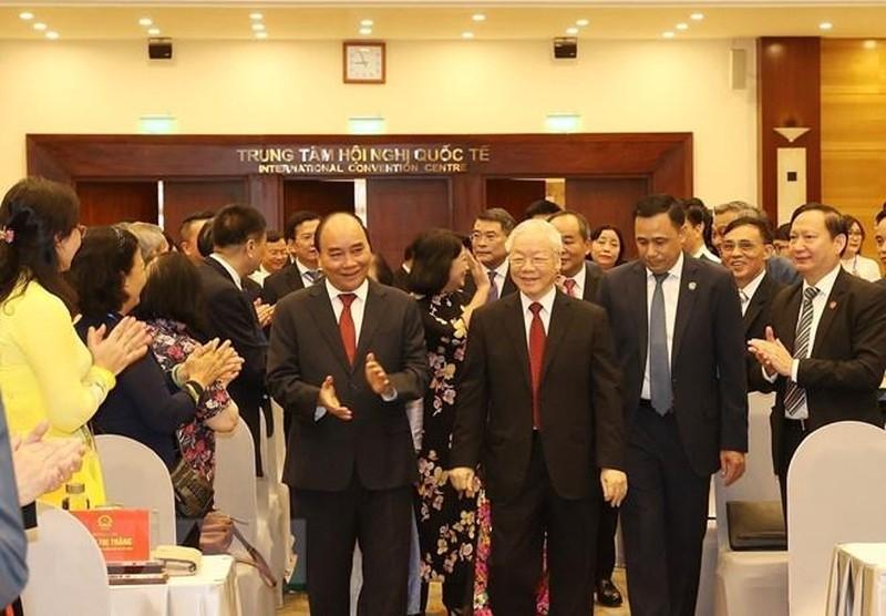 [Ảnh] Lãnh đạo Đảng, Nhà nước dự Lễ kỷ niệm 30 năm tái lập Văn phòng Chủ tịch nước 