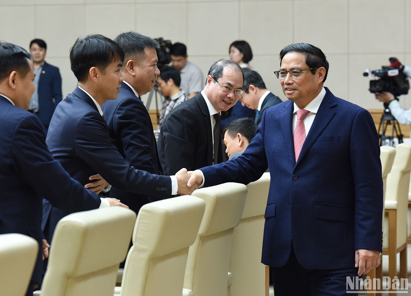 [Ảnh] Thủ tướng Phạm Minh Chính tiếp các Trưởng cơ quan đại diện Việt Nam ở nước ngoài