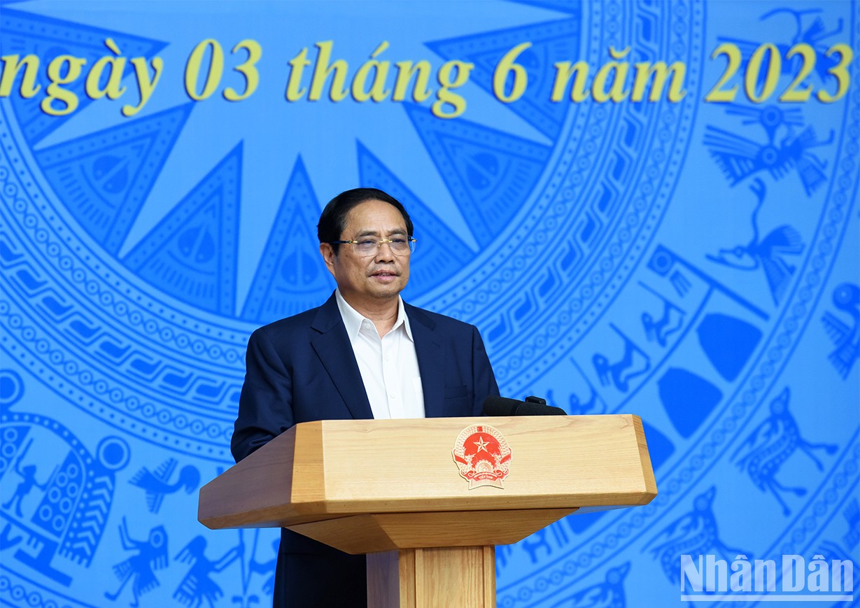 [Ảnh] Thủ tướng Phạm Minh Chính chủ trì Phiên họp lần thứ 20 Ban Chỉ đạo quốc gia phòng, chống dịch Covid-19
