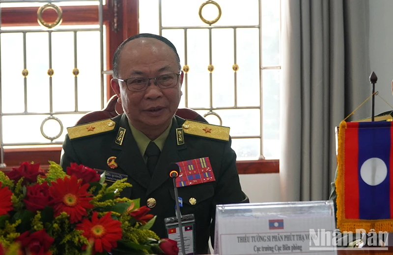 Tăng cường hợp tác giữa lực lượng biên phòng hai nước Việt Nam-Lào ảnh 2