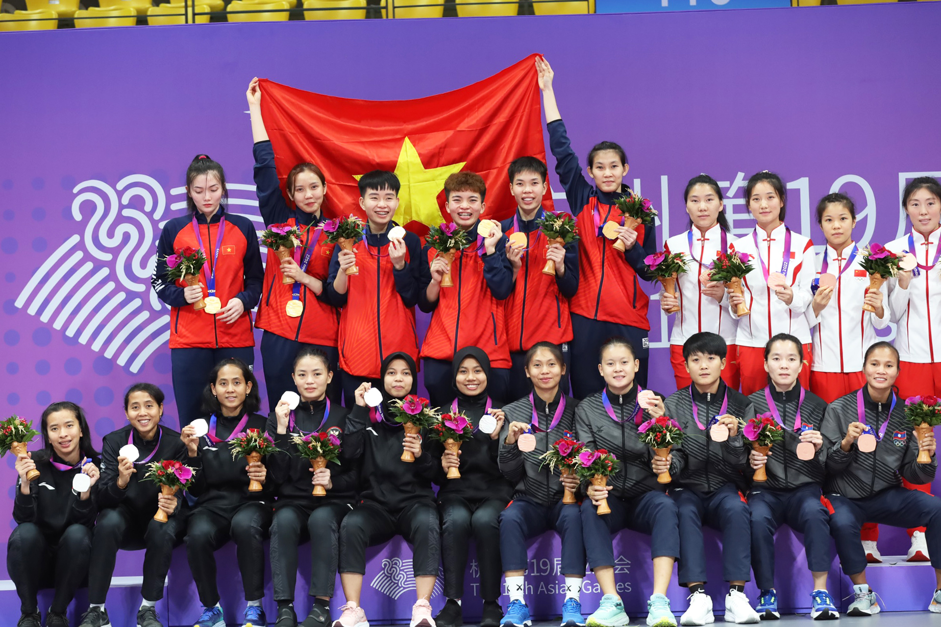 ASIAD 19: Cầu mây nữ giành Huy chương Vàng thứ 2 cho Việt Nam ảnh 2