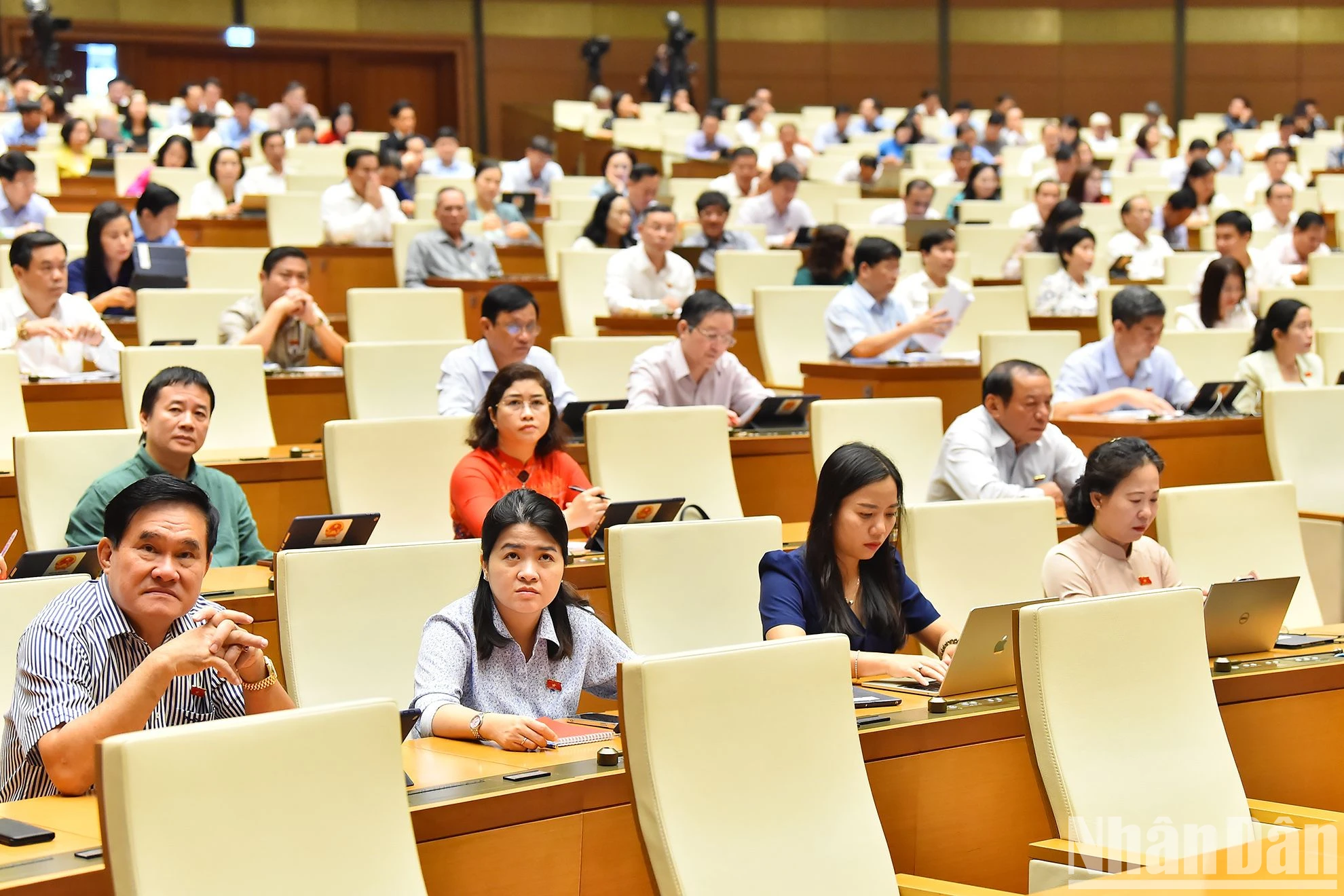 [Ảnh] Tổng Bí thư Nguyễn Phú Trọng dự phiên thảo luận của Quốc hội về tình hình phát triển kinh tế-xã hội ảnh 5