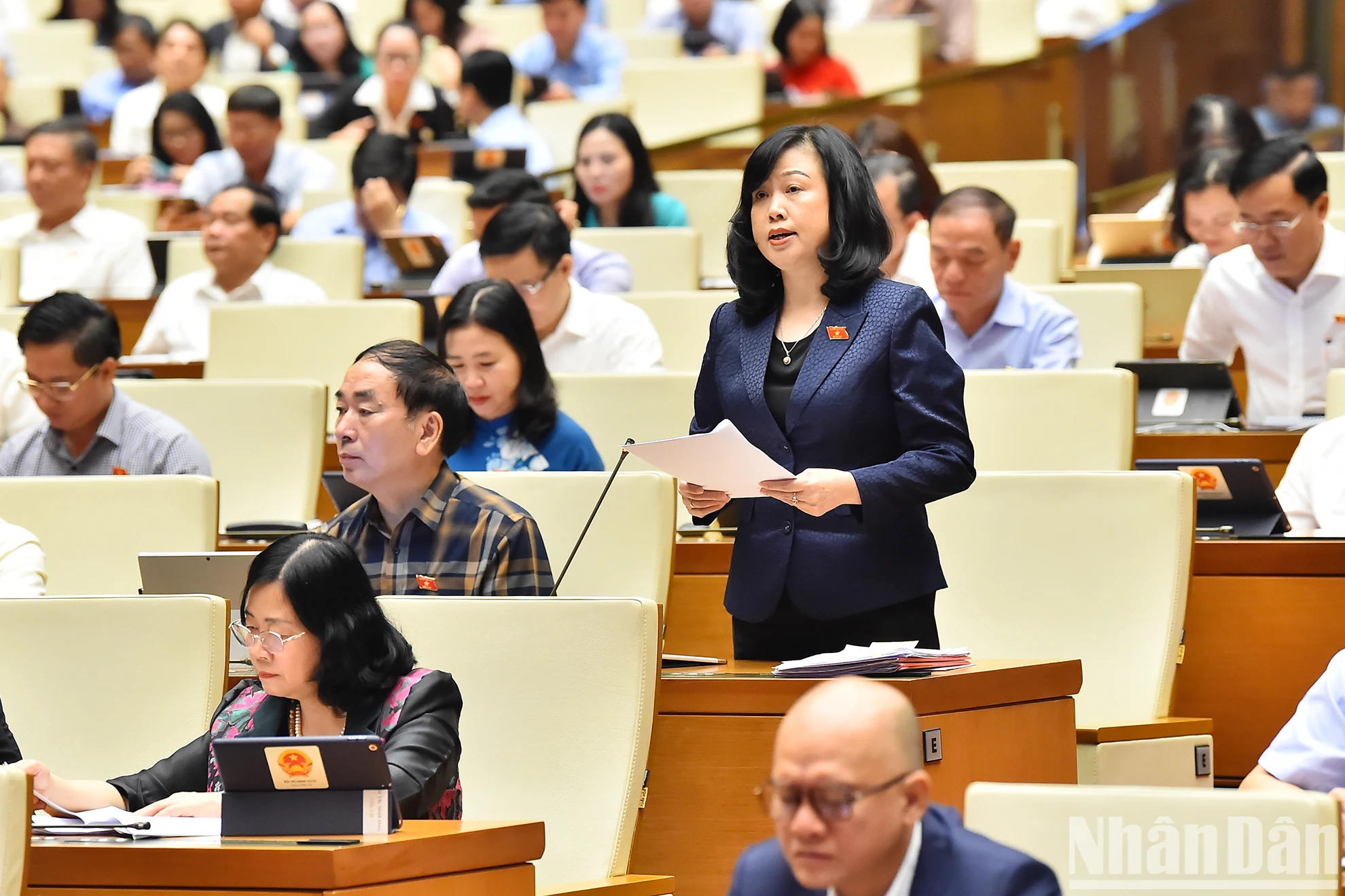 [Ảnh] Tổng Bí thư Nguyễn Phú Trọng dự phiên thảo luận của Quốc hội về tình hình phát triển kinh tế-xã hội ảnh 7