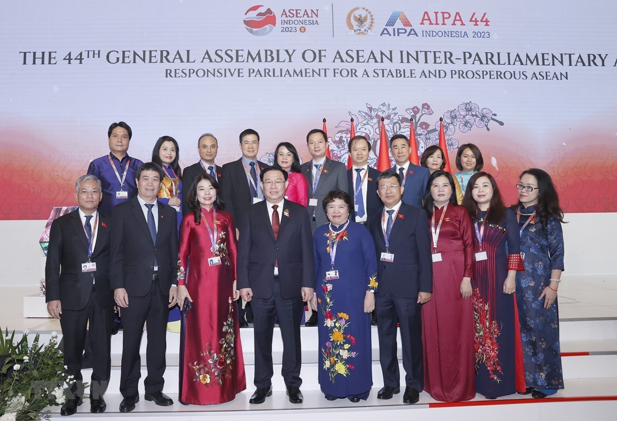 Chủ tịch Quốc hội khẳng định Việt Nam sẽ làm hết sức mình cùng các nước ASEAN và Nghị viện thành viên AIPA nỗ lực xây dựng một ASEAN-một AIPA vững mạnh. (Ảnh: Doãn Tấn/TTXVN)