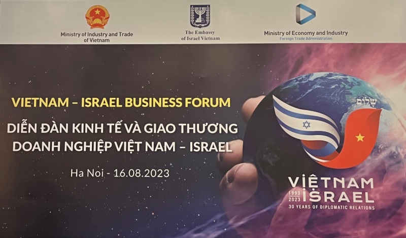Gia tăng kim ngạch thương mại Việt Nam-Israel lên 3 tỷ USD 