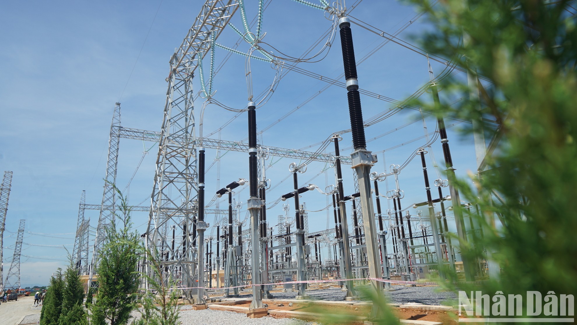 Toàn cảnh Trạm biến áp 500kV Thanh Hóa.