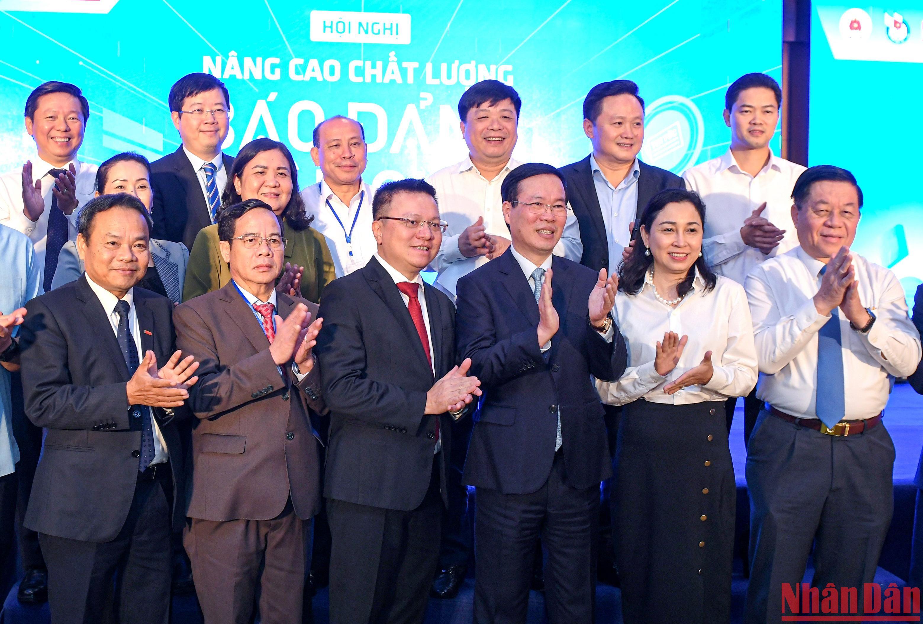 Hội nghị Nâng cao chất lượng báo Đảng toàn quốc do Báo Nhân Dân phối hợp Ban Tuyên giáo Trung ương, Hội Nhà báo Việt Nam tổ chức đã thành công tốt đẹp.