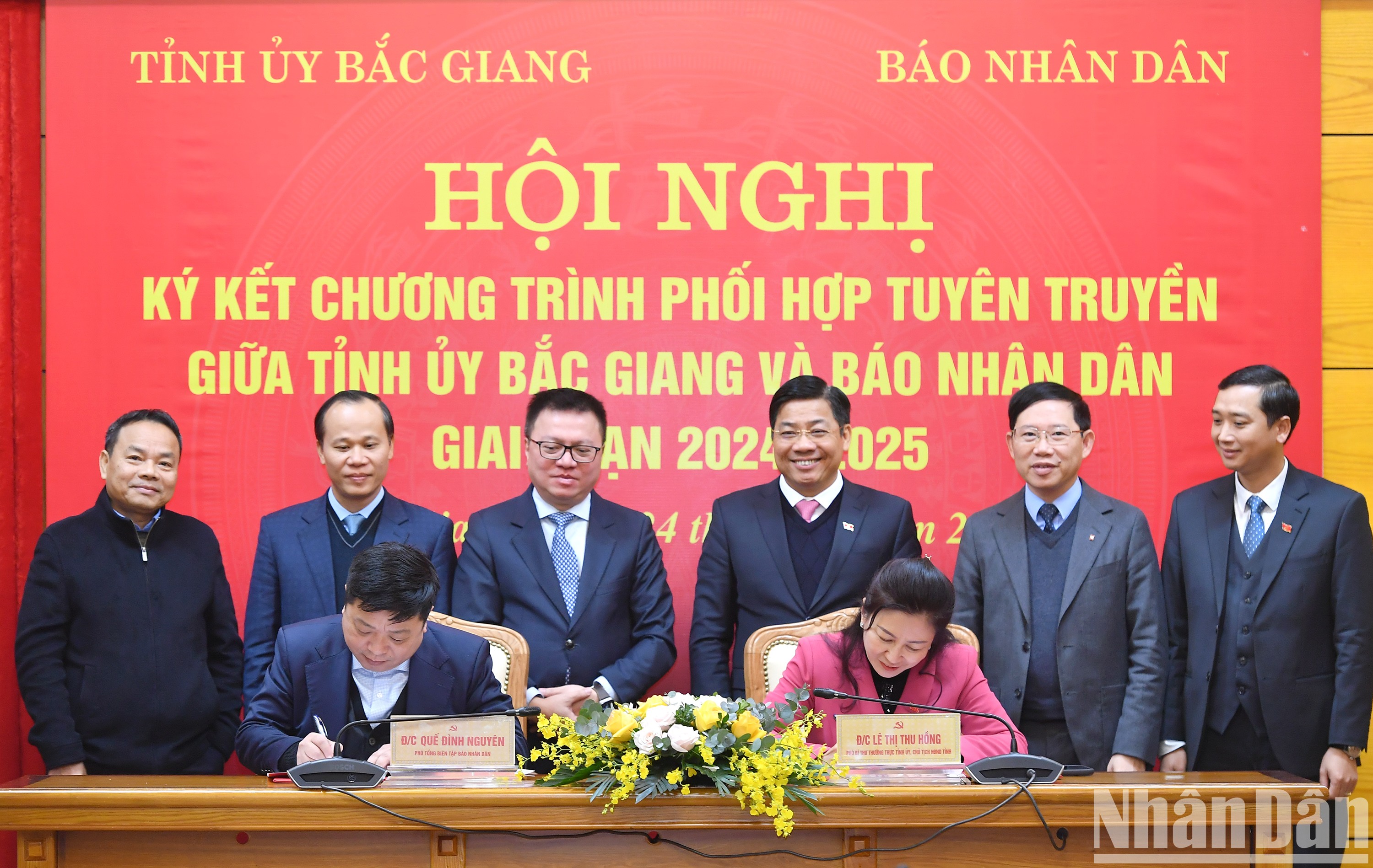 [Ảnh] Báo Nhân Dân và tỉnh Bắc Giang ký kết Chương trình phối hợp tuyên truyền giai đoạn 2024-2025