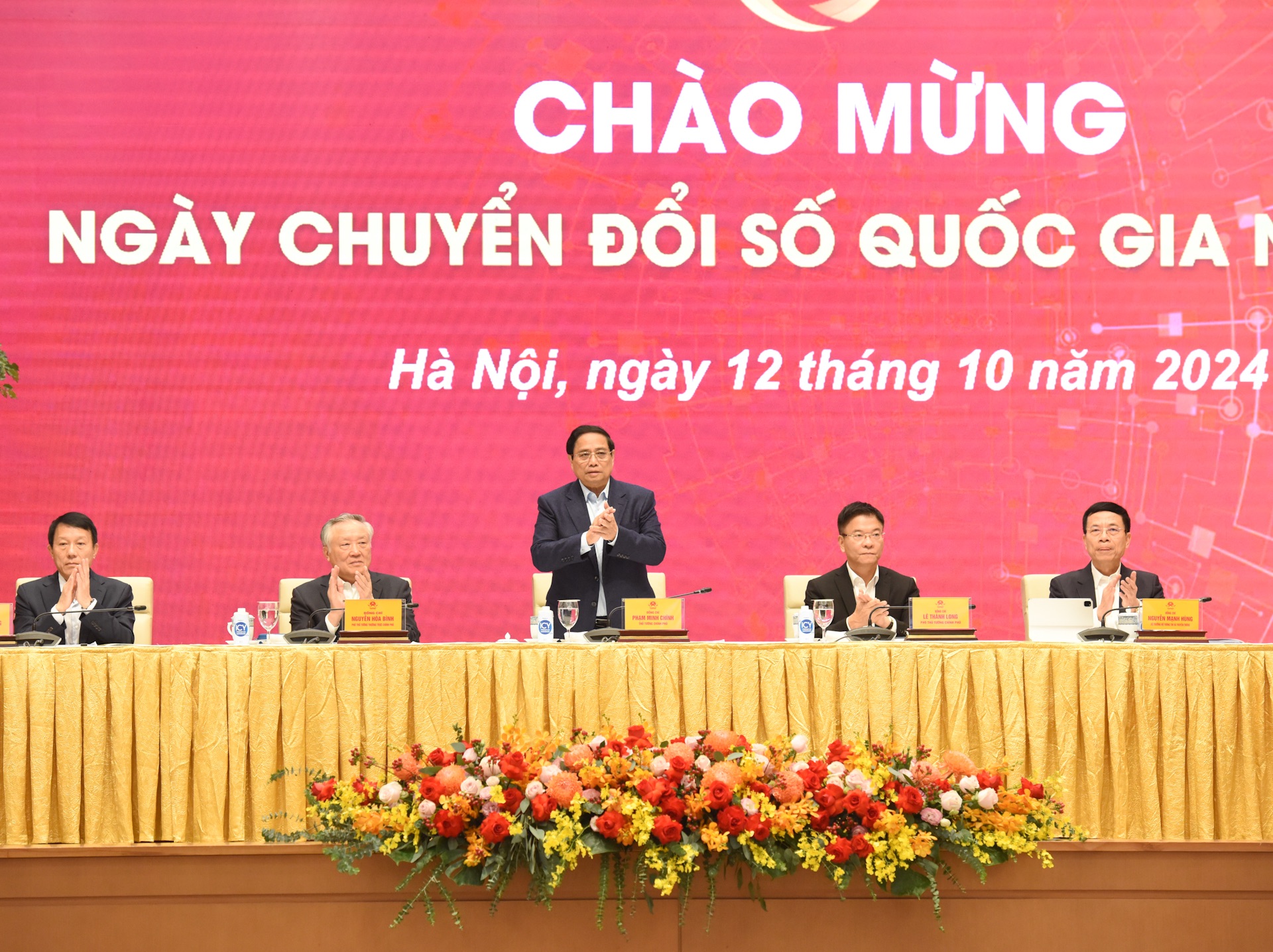 Thủ tướng Phạm Minh Chính dự và phát biểu Ngày Chuyển đổi số quốc gia (10/10) năm 2024.