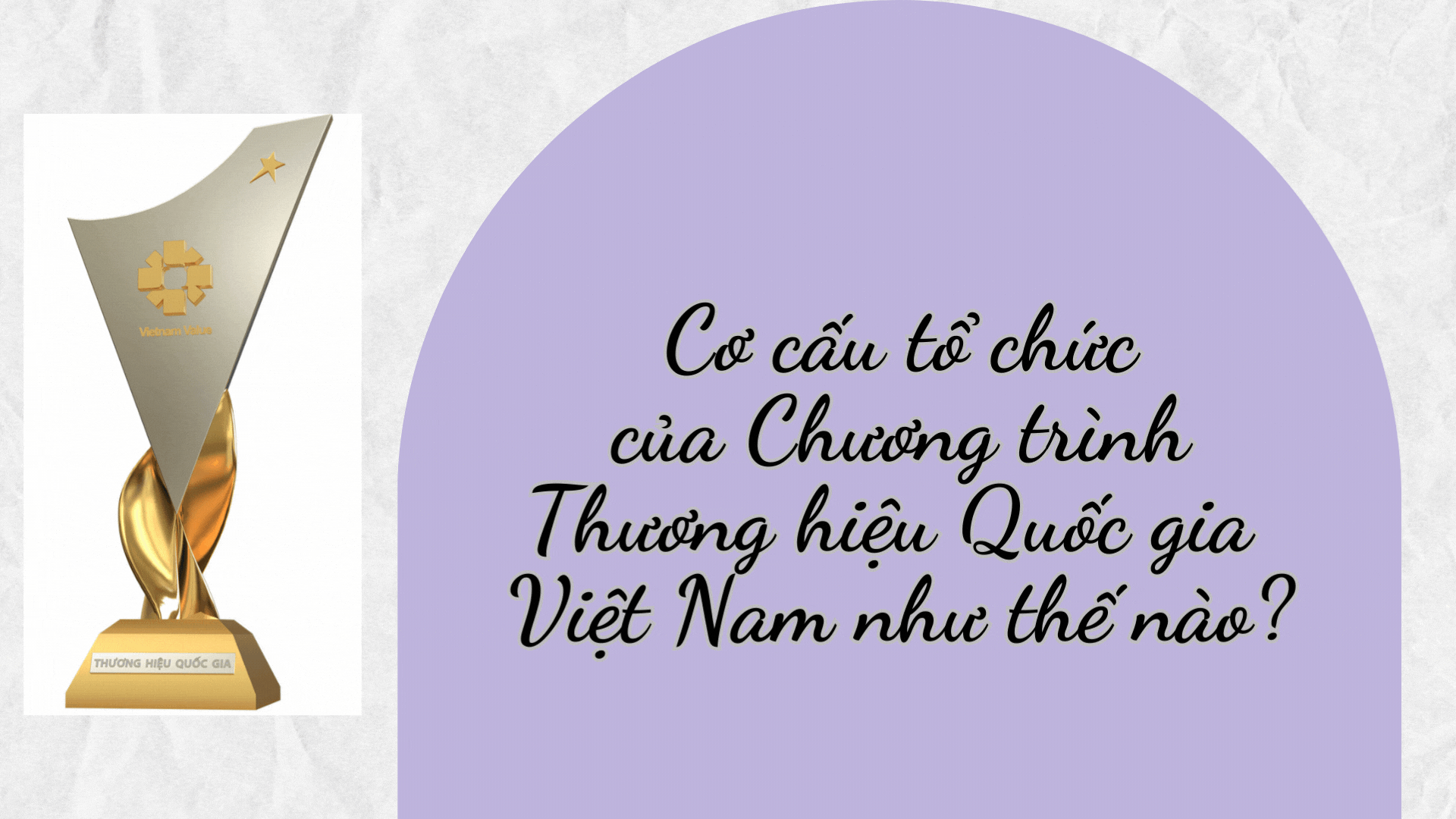 [Hỏi-Đáp] Cơ cấu tổ chức của Chương trình Thương hiệu Quốc gia Việt Nam như thế nào?