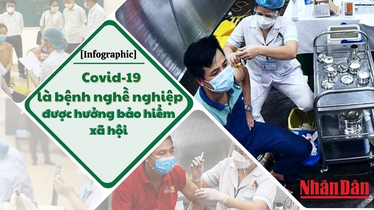 [Infographic] Quy định về Covid-19 là bệnh nghề nghiệp được hưởng bảo hiểm xã hội 