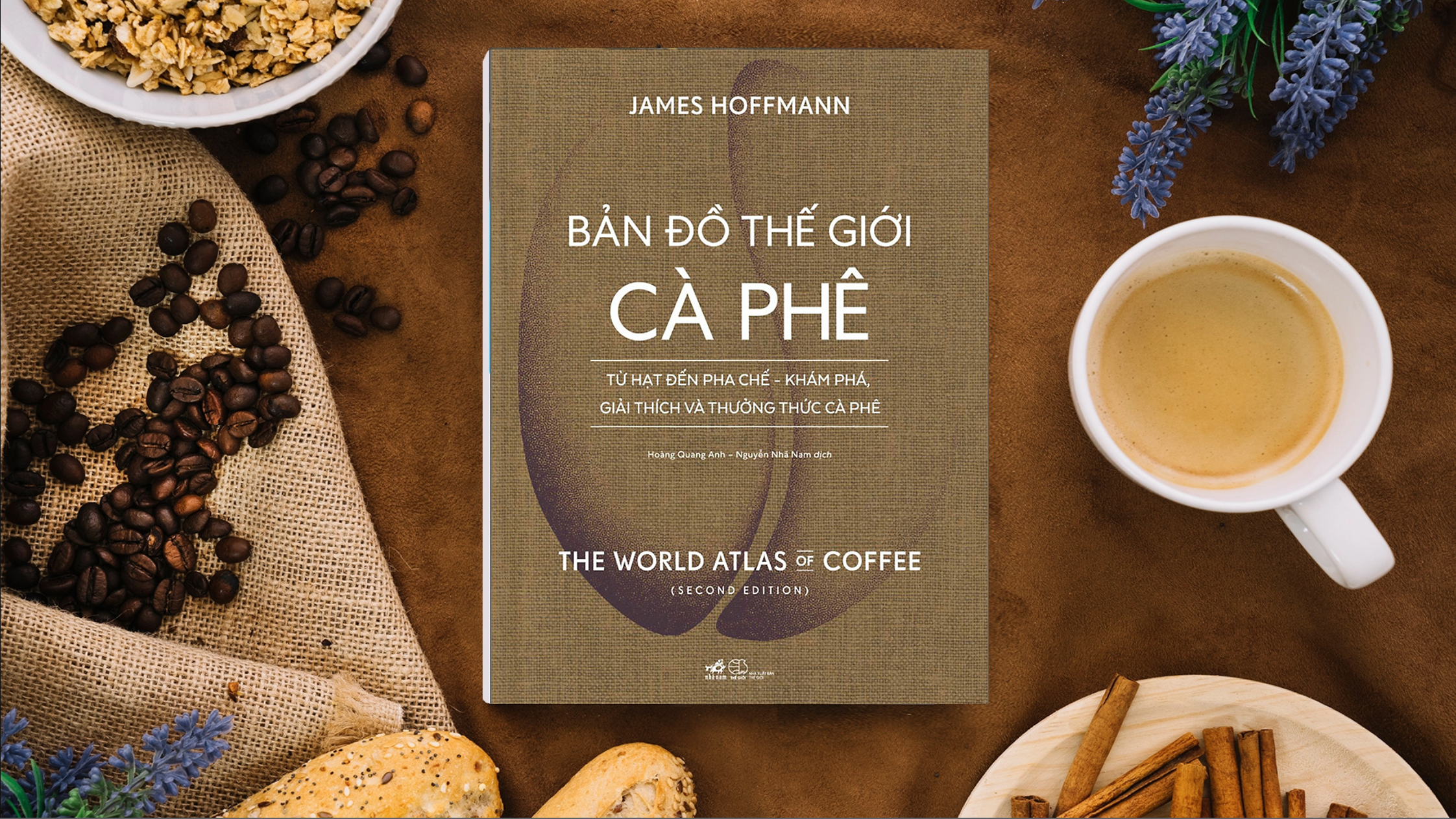 Đọc sách: “Bản đồ thế giới cà-phê” - Niềm vui thưởng thức ly cà-phê mỗi ngày 