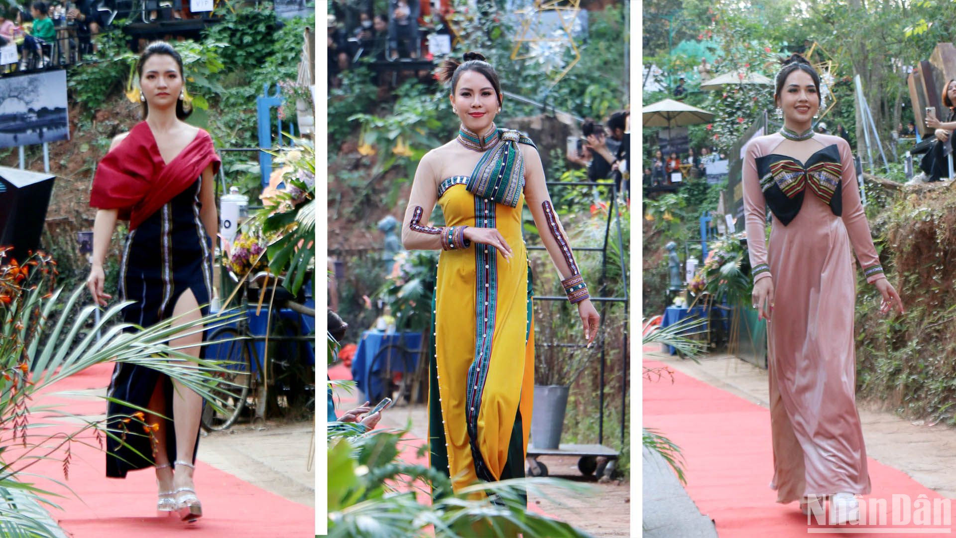 Dalat Street Fashion Show ra mắt bộ sưu tập "Hoa Lang Biang" của nhà thiết kế người Cơ Ho K’Jona.