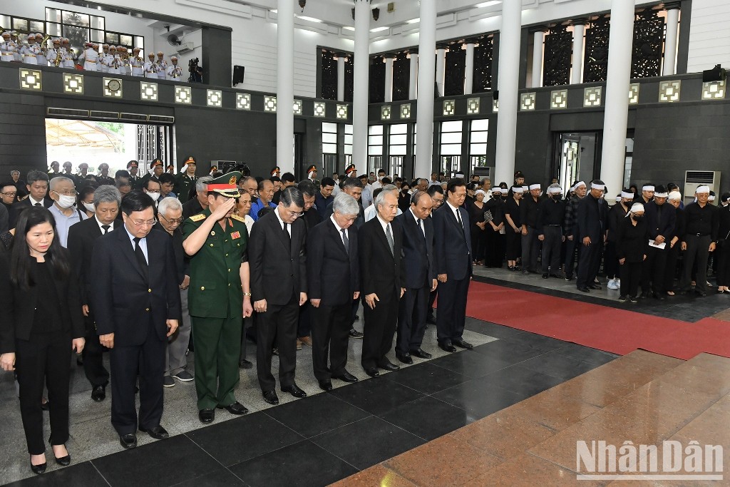 [Ảnh] Cử hành trọng thể Lễ truy điệu nguyên Phó Thủ tướng Vũ Khoan 