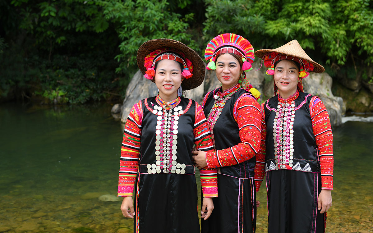 Phụ nữ dân tộc La Hủ. (Ảnh: TRẦN THÀNH ĐẠT)