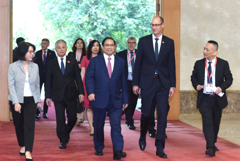 Quang cảnh cuộc hội kiến.