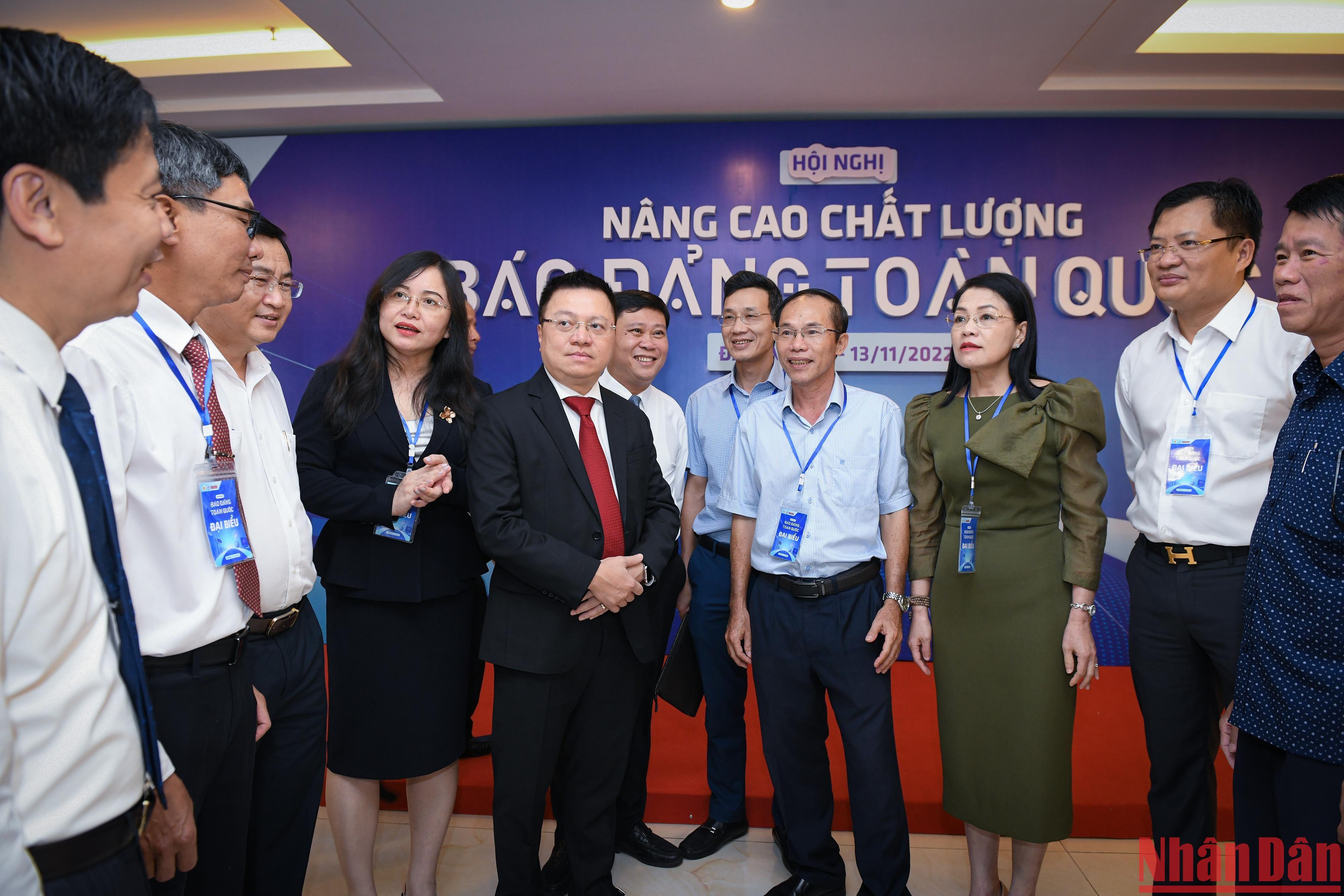 [Ảnh] Các đại biểu tham dự Hội nghị "Nâng cao chất lượng báo Đảng toàn quốc"