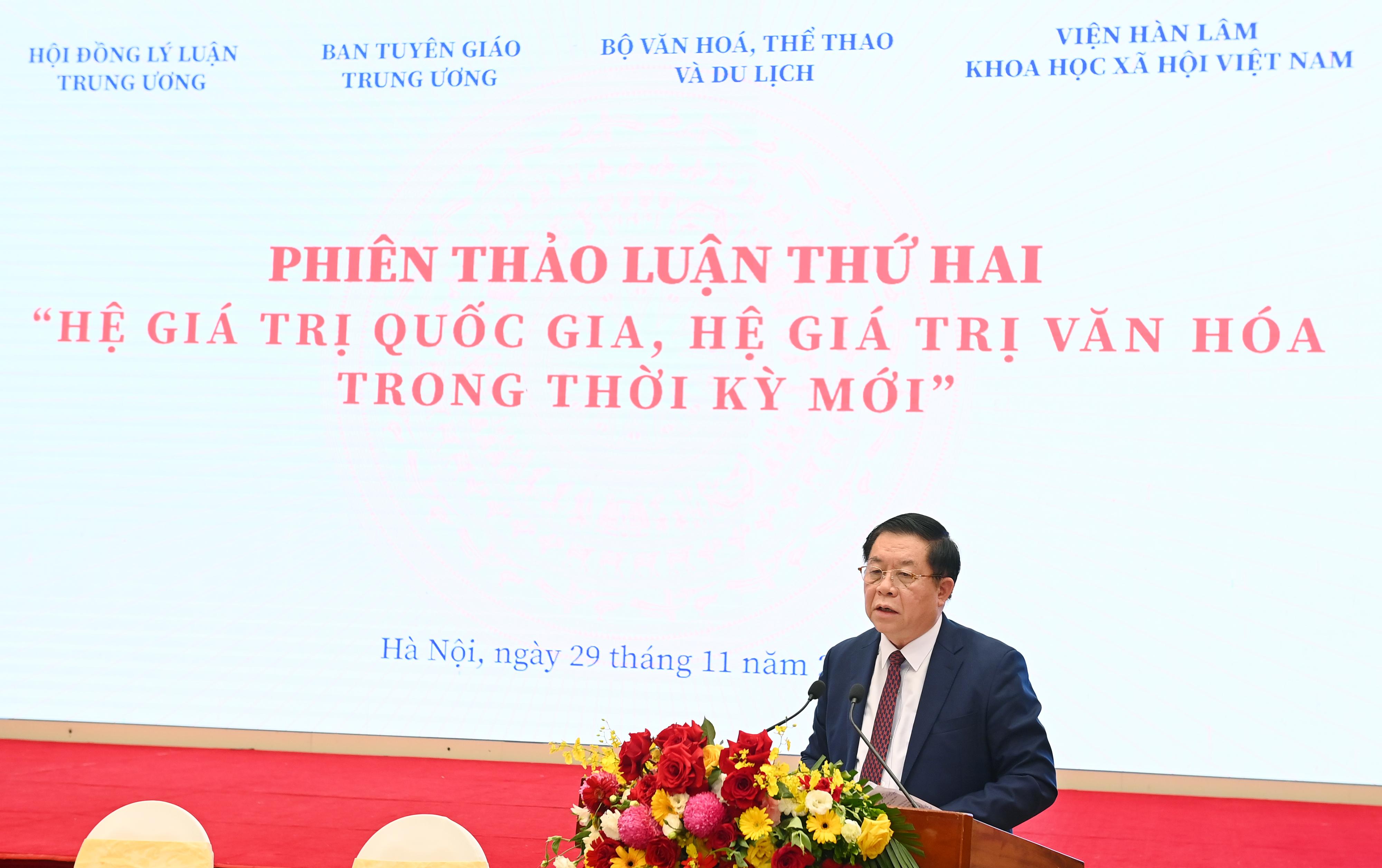 [Ảnh] Phiên thảo luận thứ 2 “Hệ giá trị quốc gia, hệ giá trị văn hóa trong thời kỳ mới”