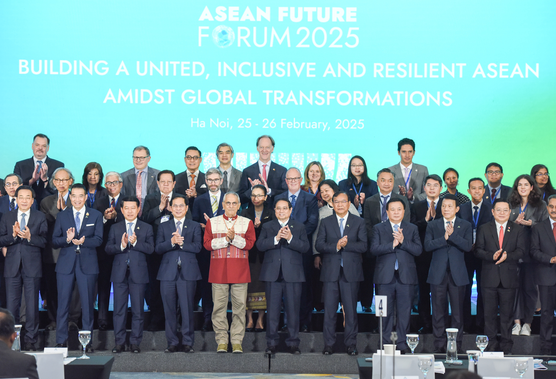 Thủ tướng Phạm Minh Chính và các Trưởng đoàn tham dự Diễn đàn Tương lai ASEAN 2025.