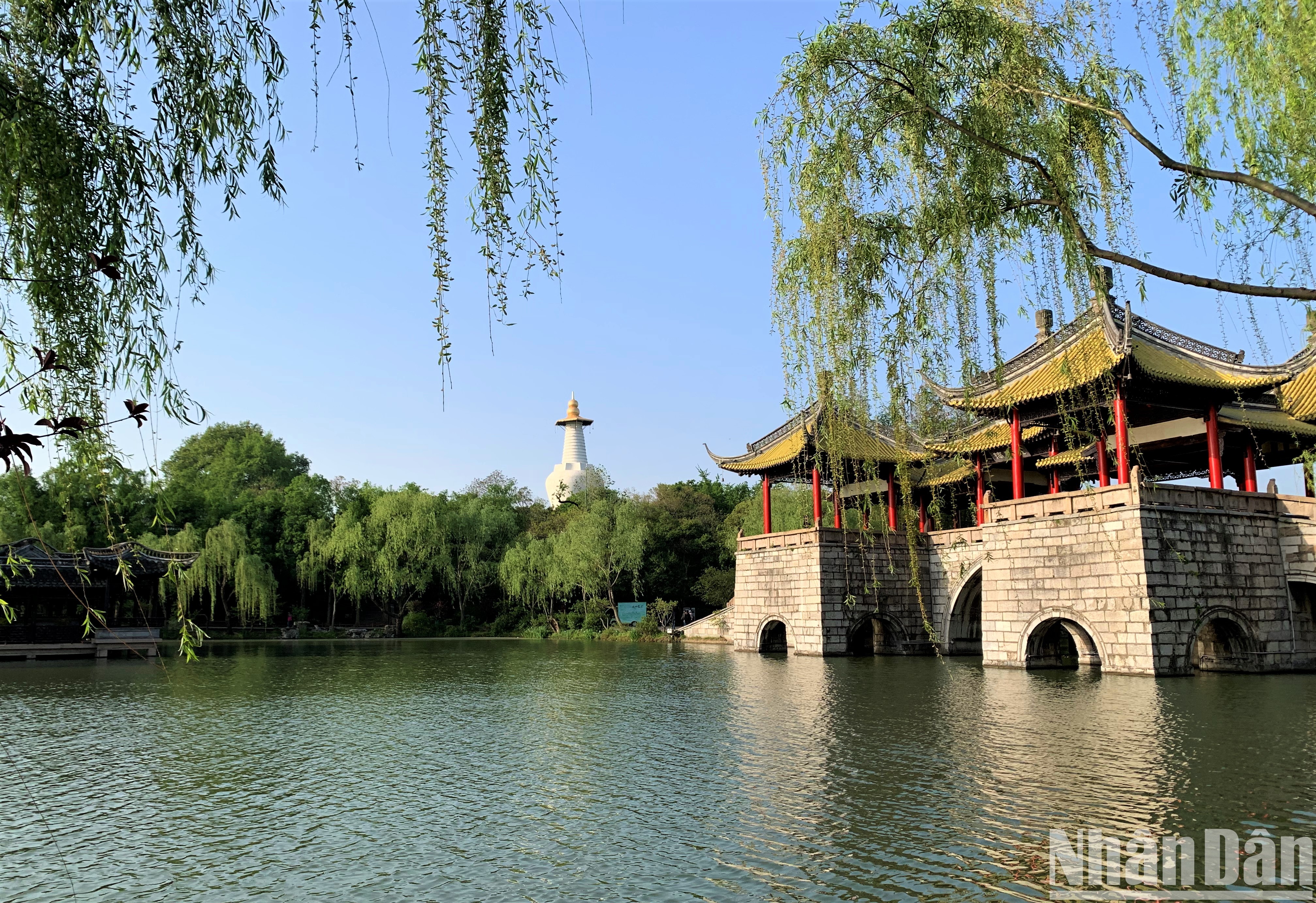 Tiểu Tây Hồ ở Dương Châu, Giang Tô, Trung Quốc. (Ảnh: HỮU HƯNG)