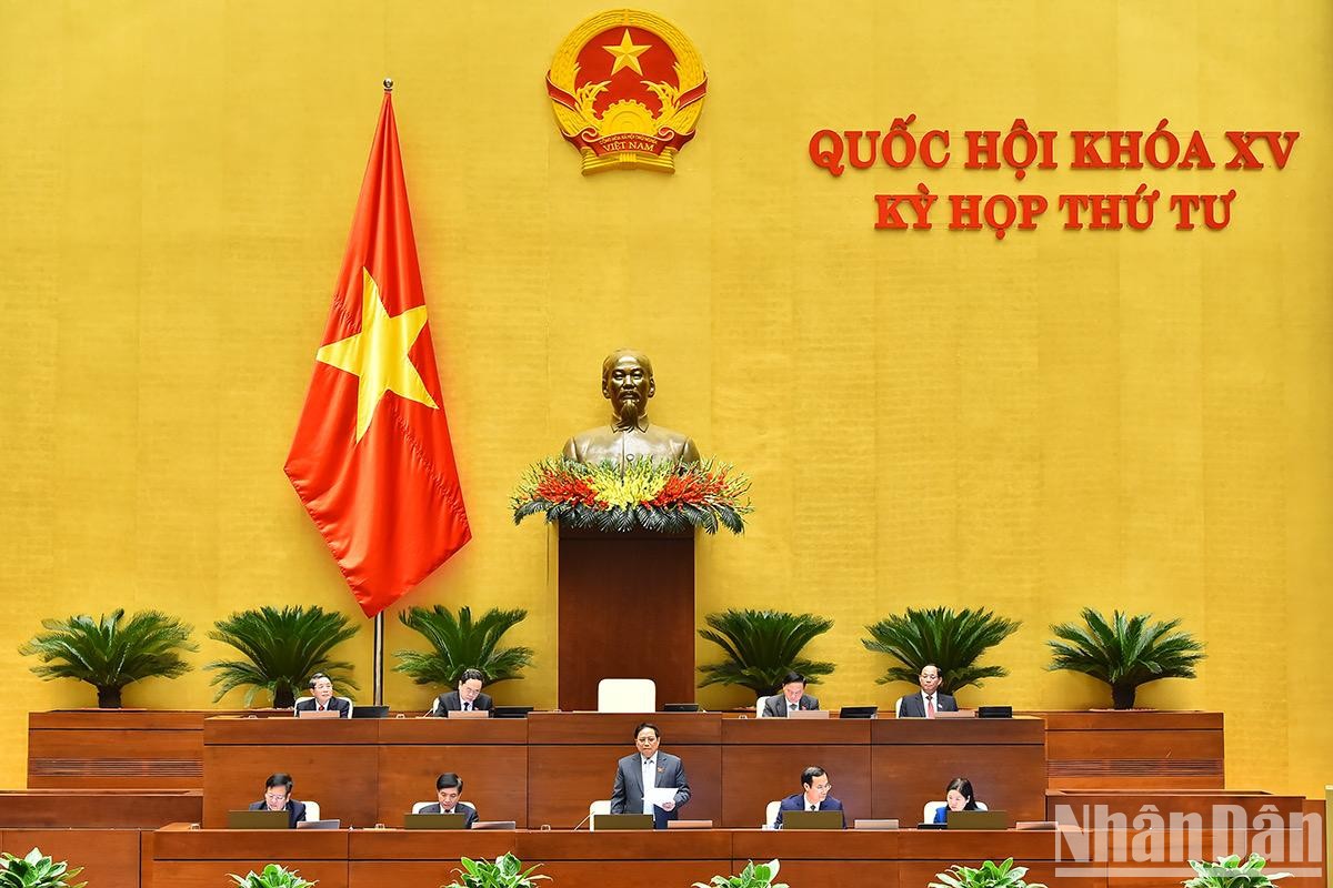 [Ảnh] Thủ tướng Chính phủ Phạm Minh Chính trả lời chất vấn tại Kỳ họp thứ tư, Quốc hội khóa XV