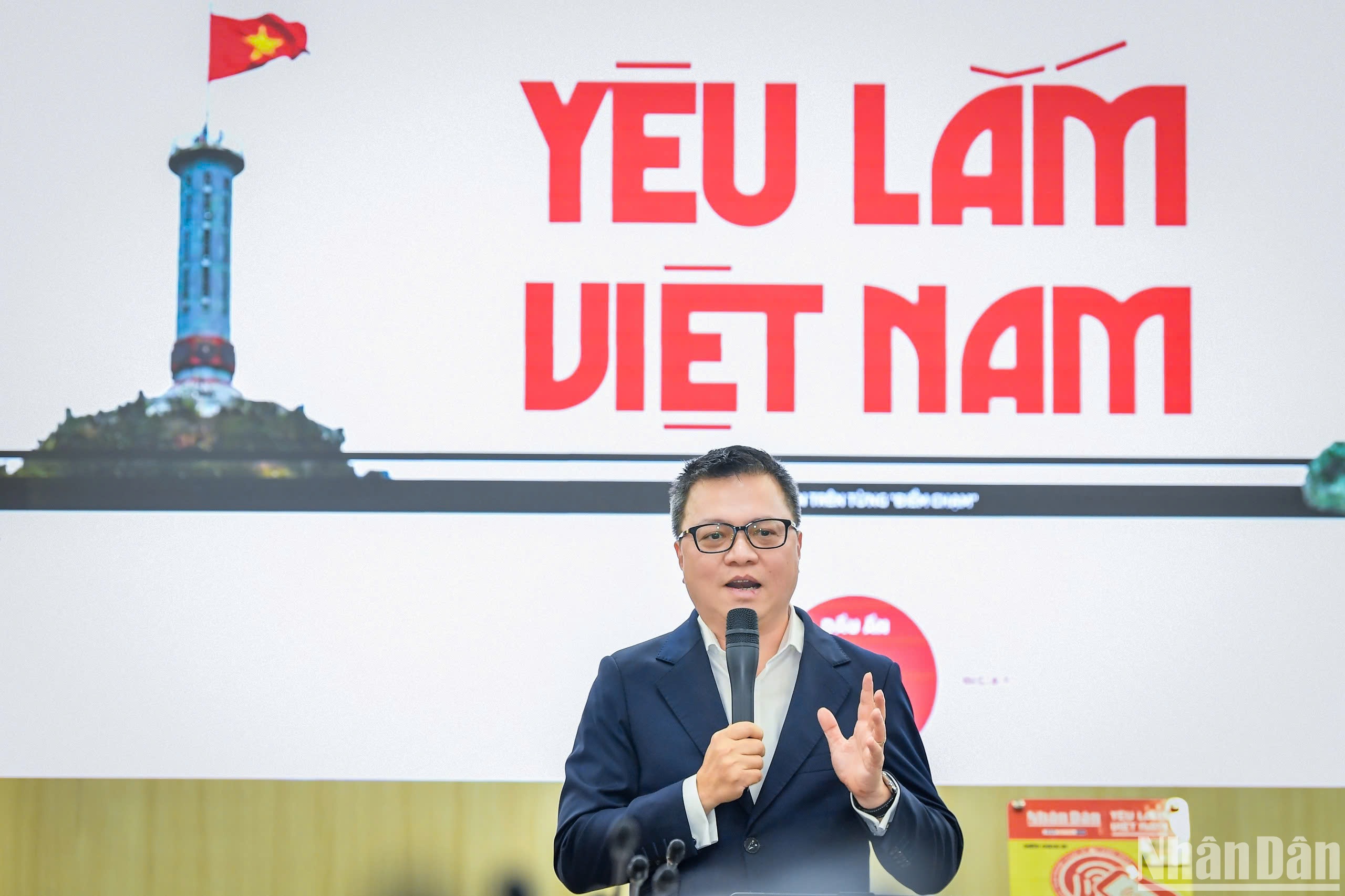 Ông Lê Quốc Minh, Ủy viên Trung ương Đảng, Tổng Biên tập Báo Nhân Dân, Phó Trưởng Ban Tuyên giáo và Dân vận Trung ương, Chủ tịch Hội Nhà báo Việt Nam, chia sẻ về dự án.