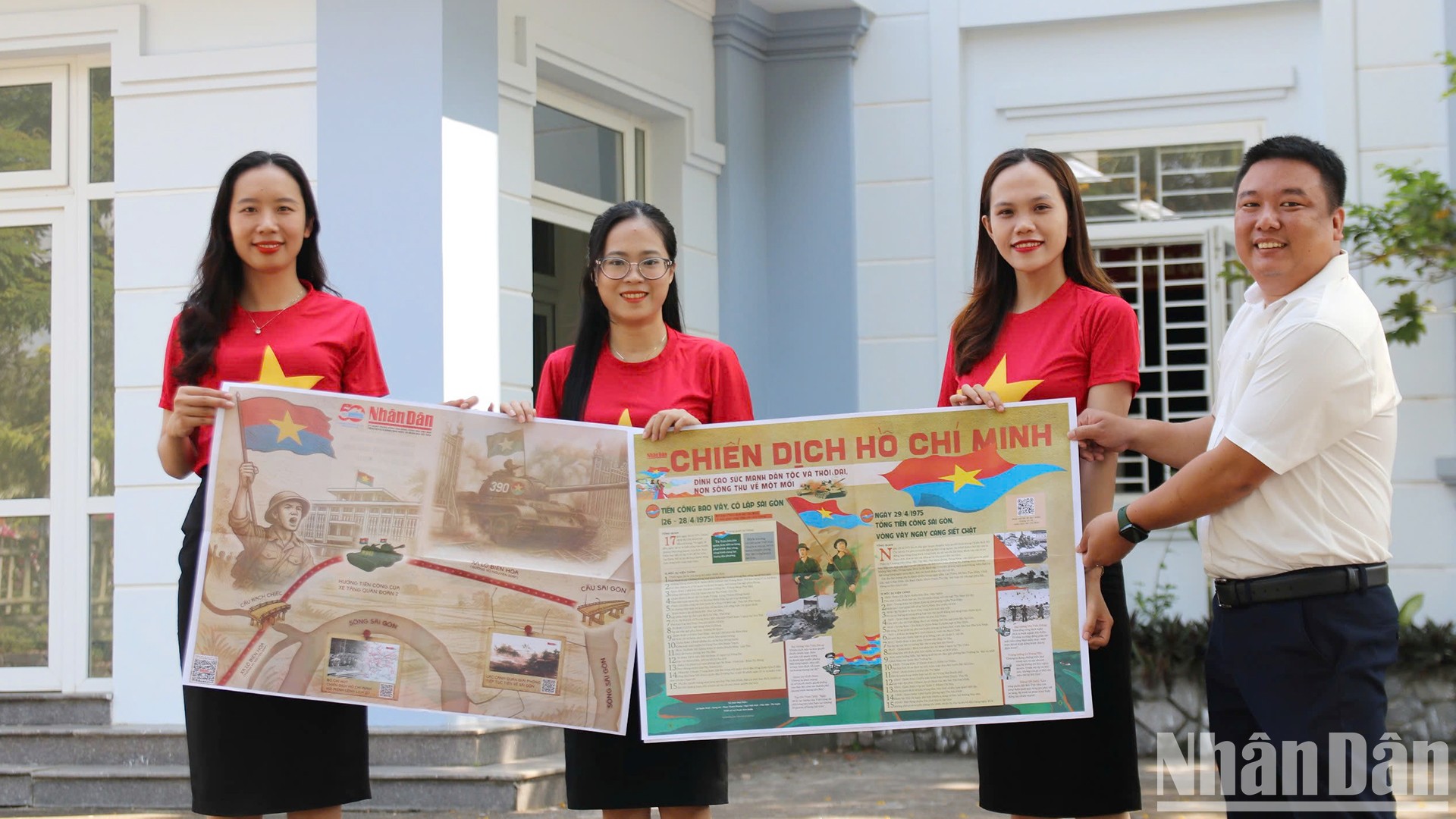 Tặng phụ san đặc biệt kỷ niệm 50 năm Ngày Giải phóng miền nam, thống nhất đất nước cho bạn đọc tại Quảng Nam
