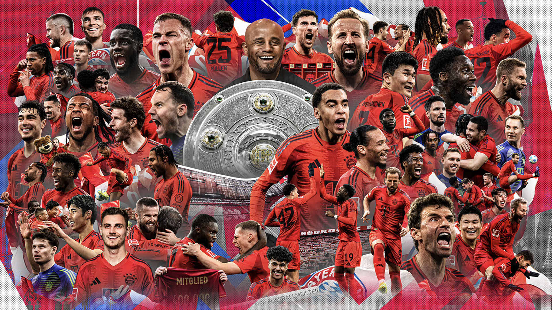 Chức vô địch trở lại với Bayern Munich. (Ảnh: FC Bayern)