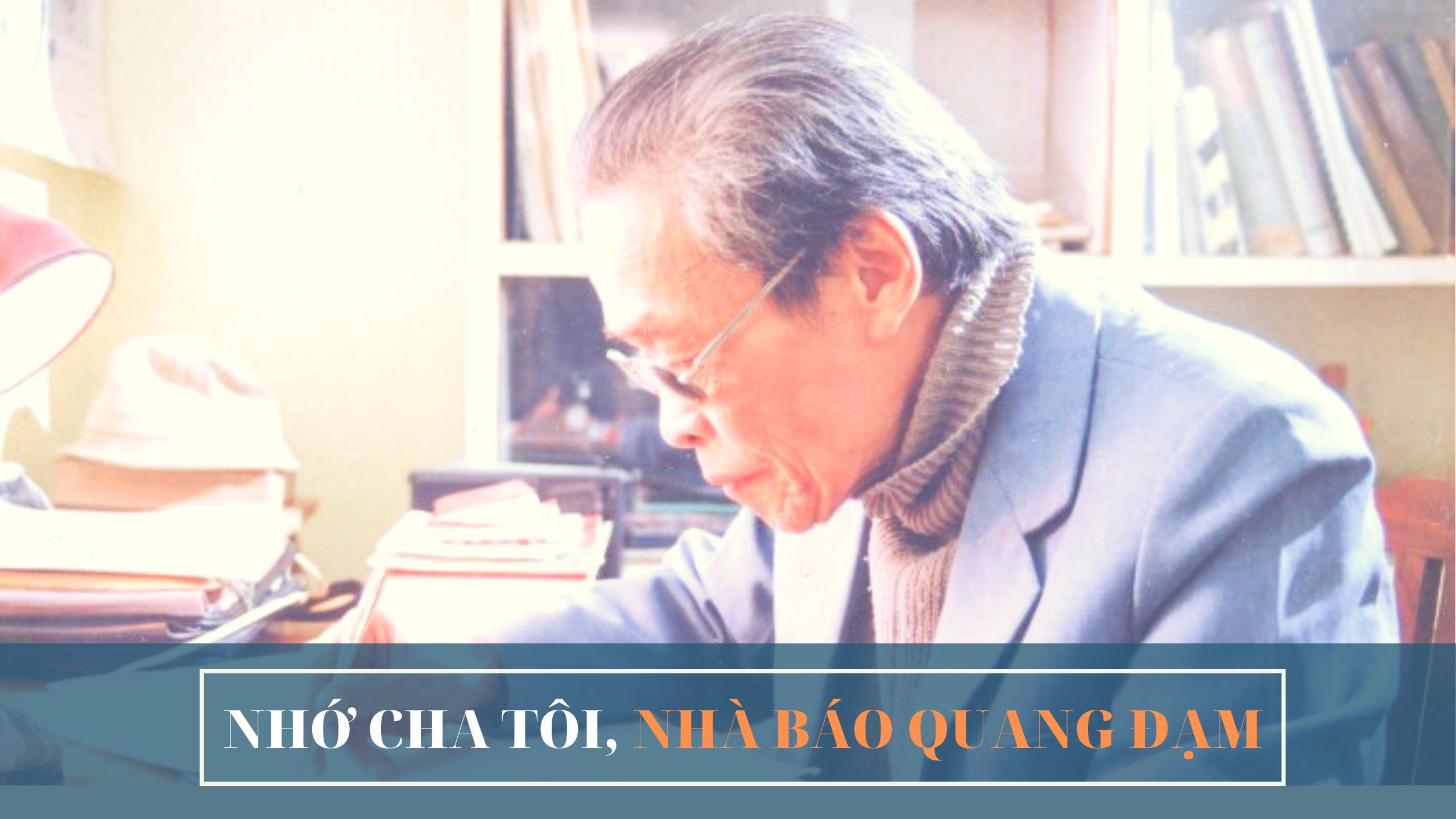 Nhà báo Quang Đạm.