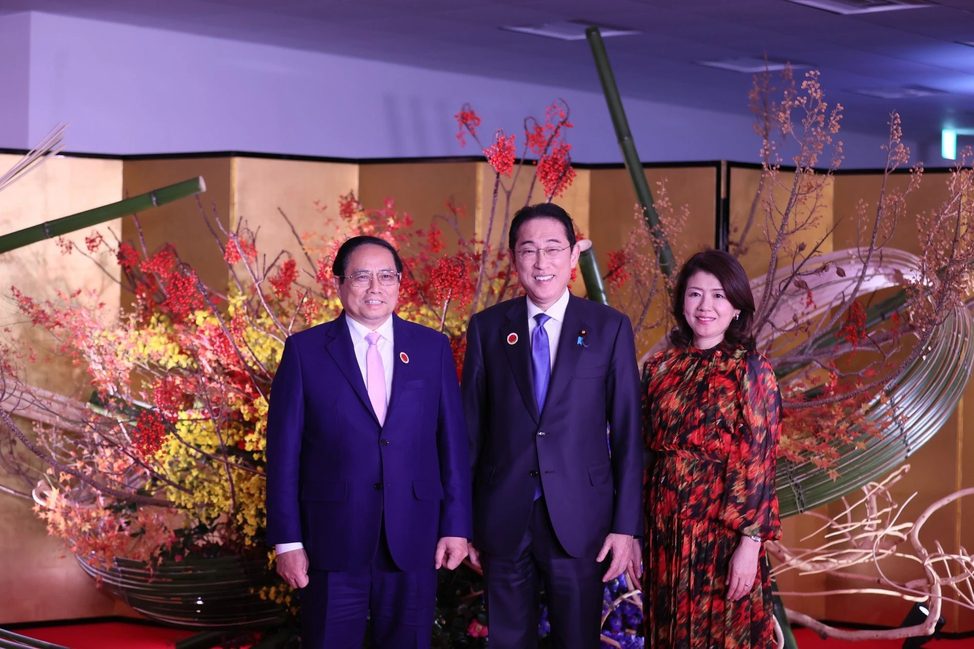 [Ảnh] Thủ tướng Phạm Minh Chính dự Lễ thắp đèn kỷ niệm 50 năm quan hệ ASEAN-Nhật Bản ảnh 1
