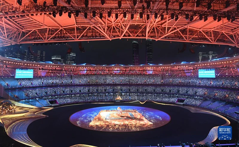 [Ảnh] Khai mạc Đại hội Thể thao châu Á lần thứ 19 ảnh 1