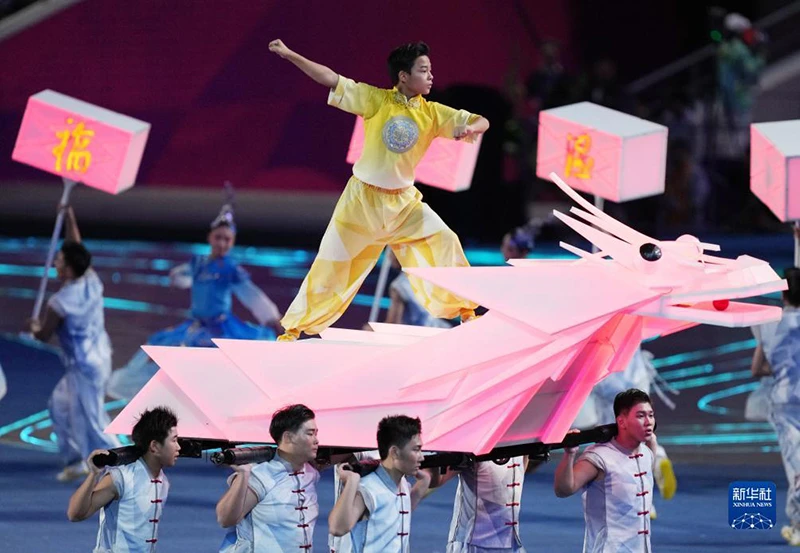[Ảnh] Khai mạc Đại hội Thể thao châu Á lần thứ 19 ảnh 7