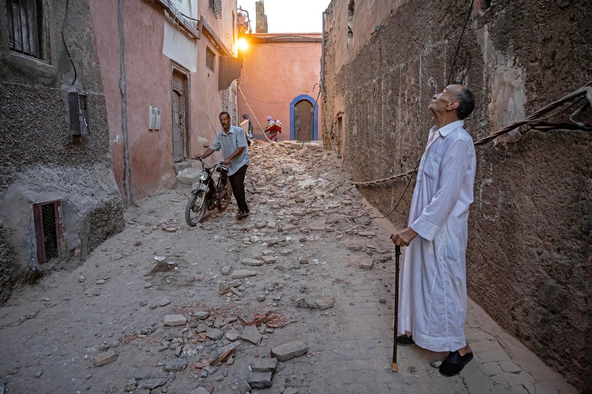 [Ảnh] Phố cổ Marrakech ngổn ngang sau động đất kinh hoàng ở Maroc ảnh 11