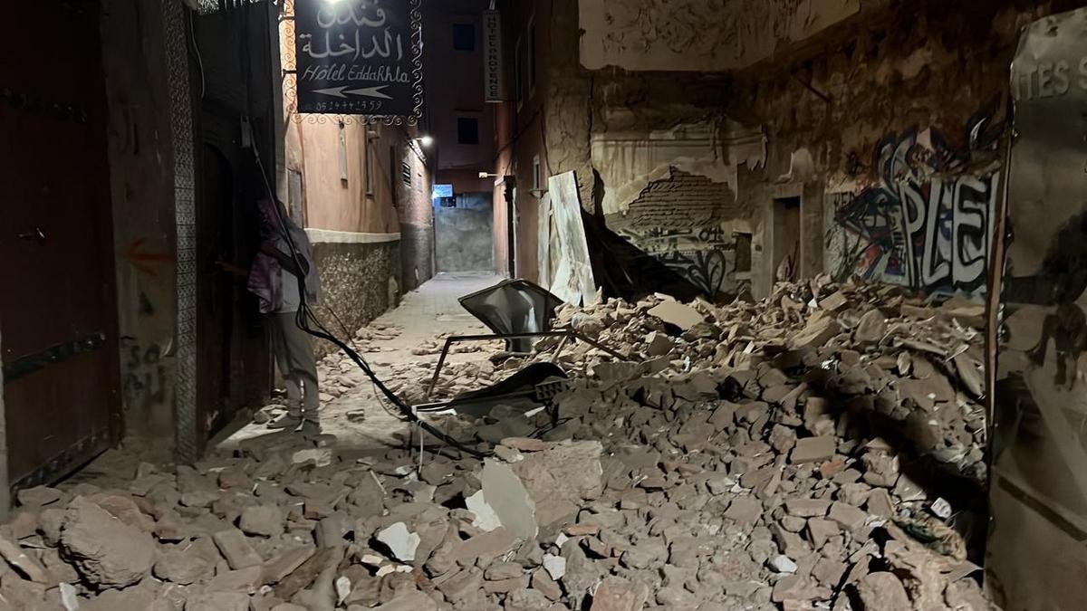 [Ảnh] Phố cổ Marrakech ngổn ngang sau động đất kinh hoàng ở Maroc ảnh 13