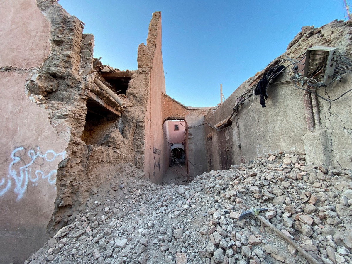 [Ảnh] Phố cổ Marrakech ngổn ngang sau động đất kinh hoàng ở Maroc ảnh 4
