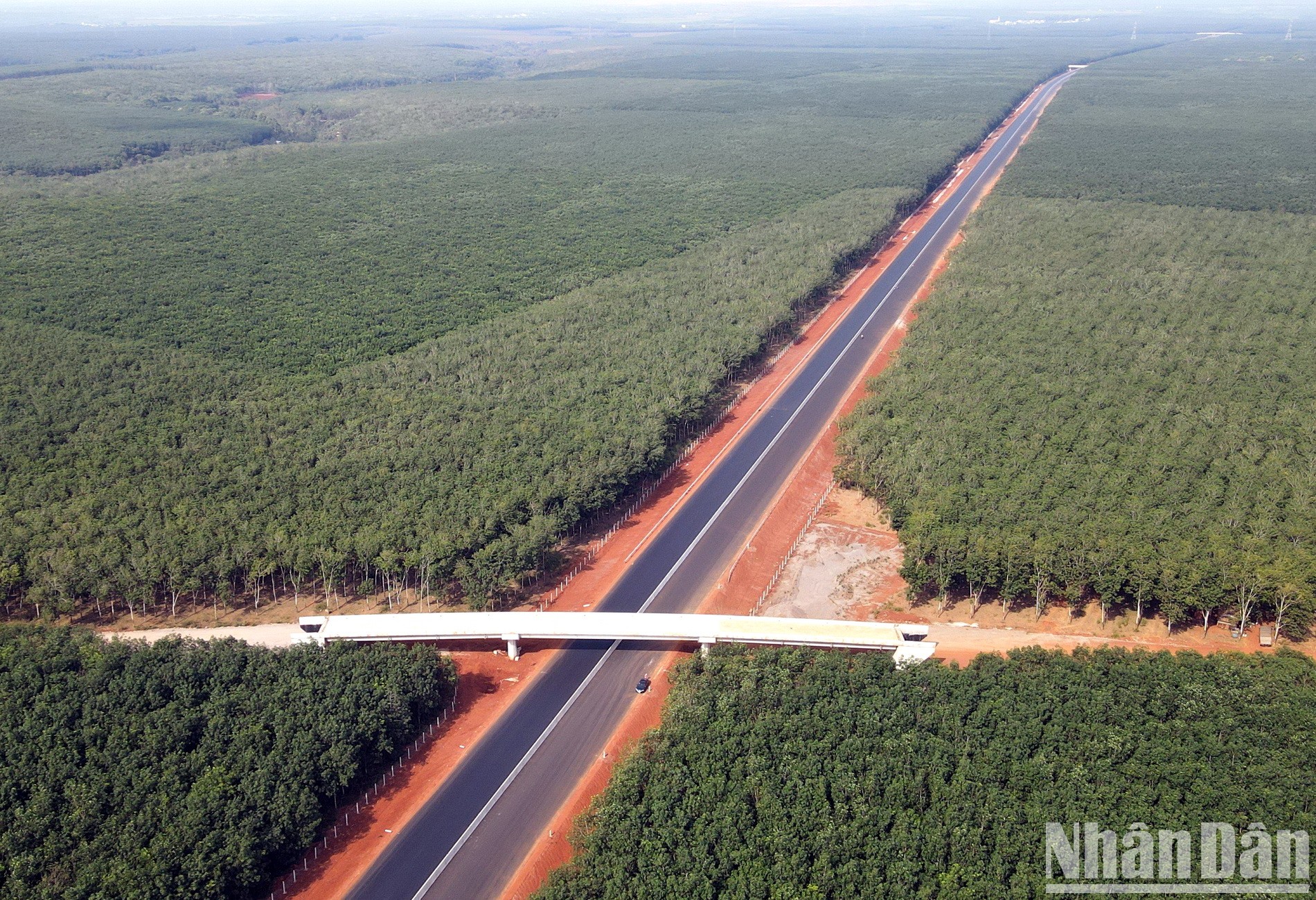 [Ảnh] Đường cao tốc Phan Thiết-Dầu Giây trước thời điểm hoàn thành 1 tháng ảnh 12