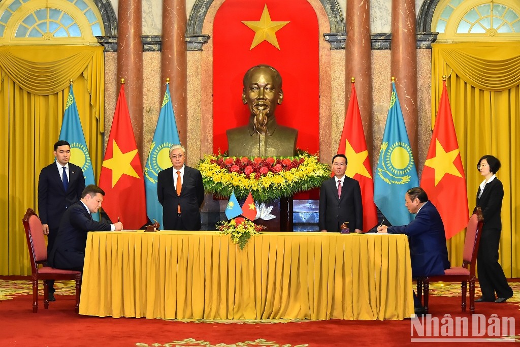 [Ảnh] Việt Nam và Kazakhstan hợp tác sâu rộng trên nhiều lĩnh vực ảnh 7