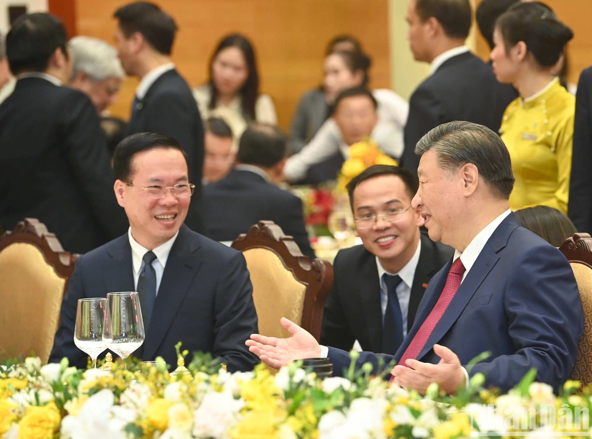 [Ảnh] Chiêu đãi chào mừng Tổng Bí thư, Chủ tịch Trung Quốc Tập Cận Bình và Phu nhân ảnh 7
