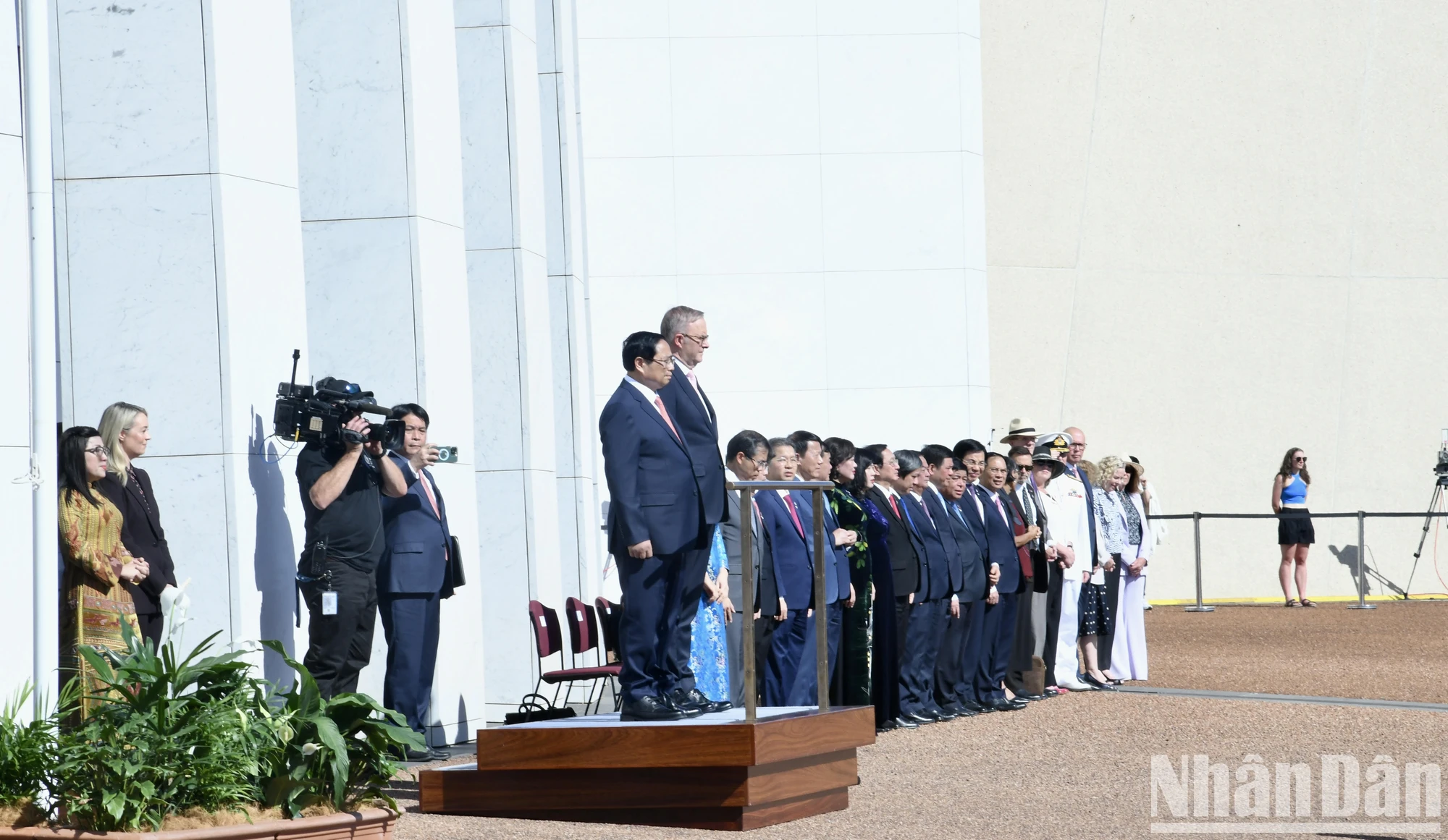 View - [Ảnh] Lễ đón Thủ tướng Phạm Minh Chính thăm chính thức Australia 