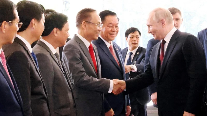 Tổng Bí thư Nguyễn Phú Trọng hội đàm với Tổng thống Vladimir Putin- Ảnh 6.