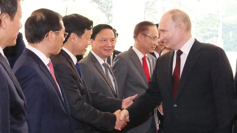 [Ảnh] Tổng Bí thư Nguyễn Phú Trọng hội đàm với Tổng thống Liên bang Nga Vladimir Putin ảnh 2