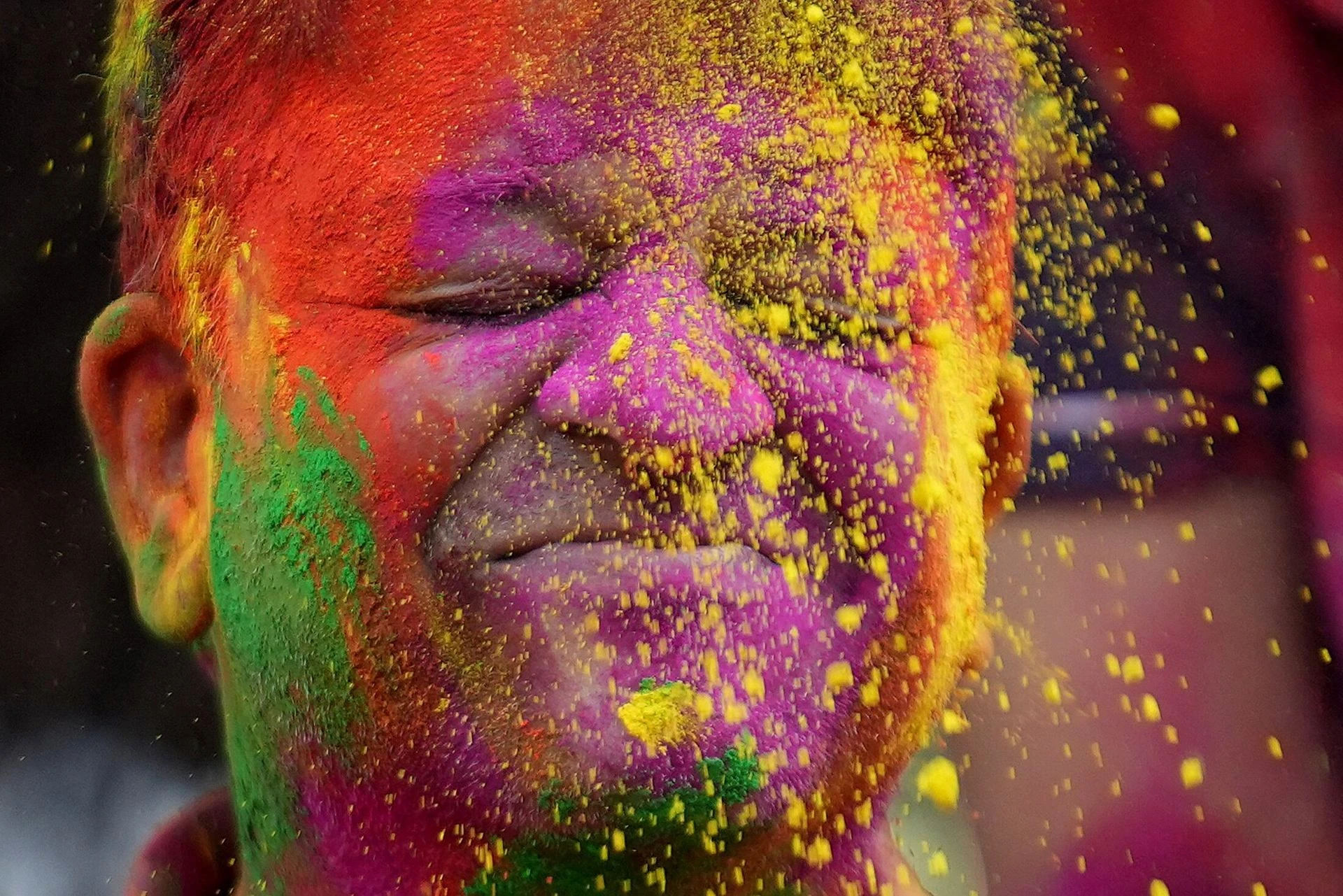 [Ảnh] Lễ hội Holi rực rỡ sắc màu của người Hindu ảnh 1