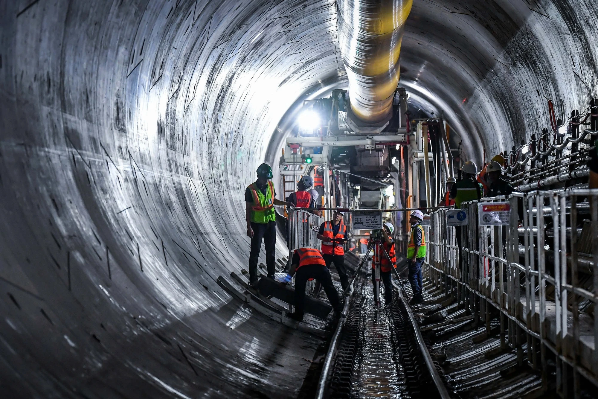 [Ảnh] 30 ngày robot TBM đào hầm ngầm metro Nhổn-ga Hà Nội ảnh 6