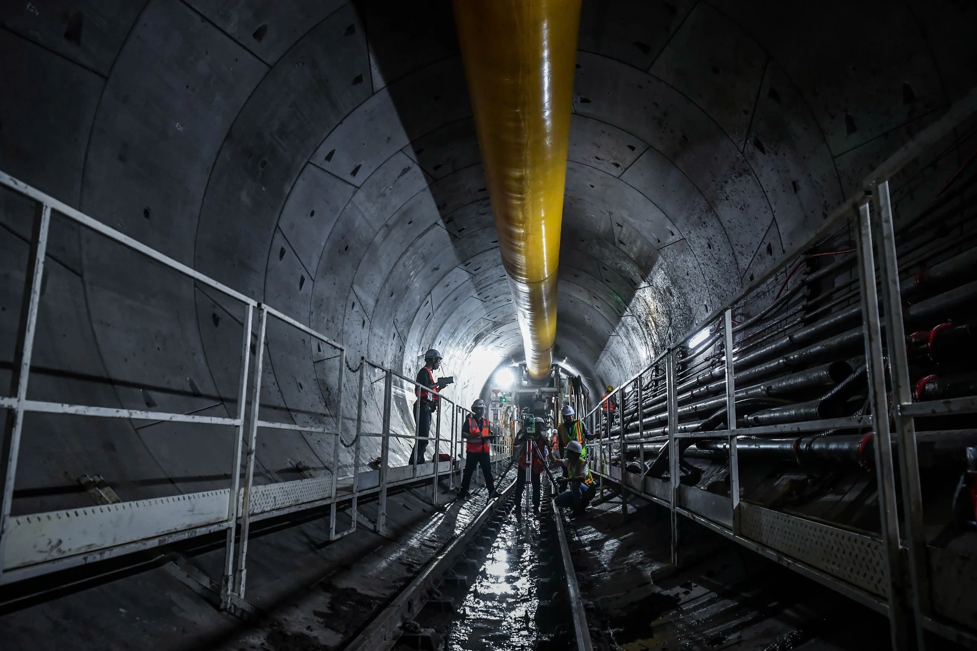 [Ảnh] 30 ngày robot TBM đào hầm ngầm metro Nhổn-ga Hà Nội ảnh 14