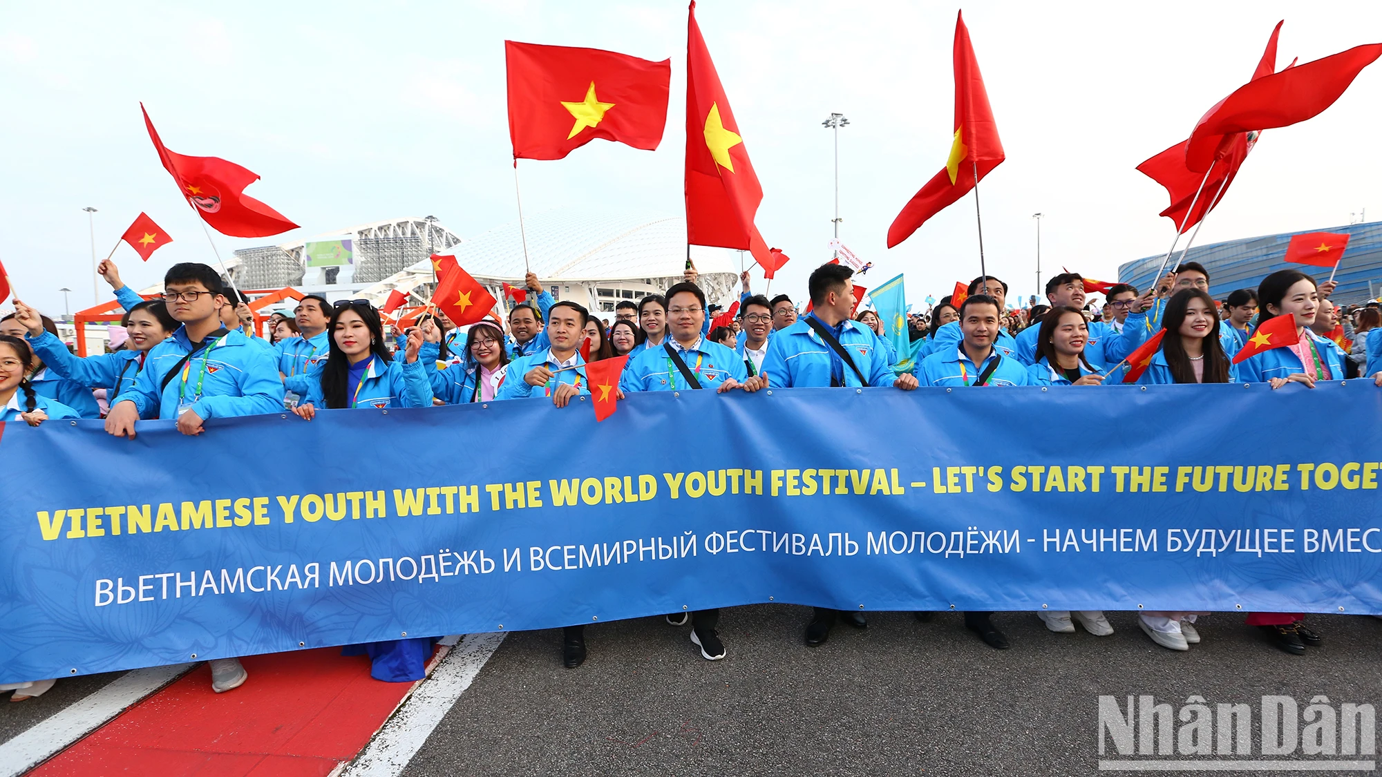 [Ảnh] Đoàn Việt Nam được chào đón nồng nhiệt tại Liên hoan Thanh niên Thế giới 2024 ảnh 5