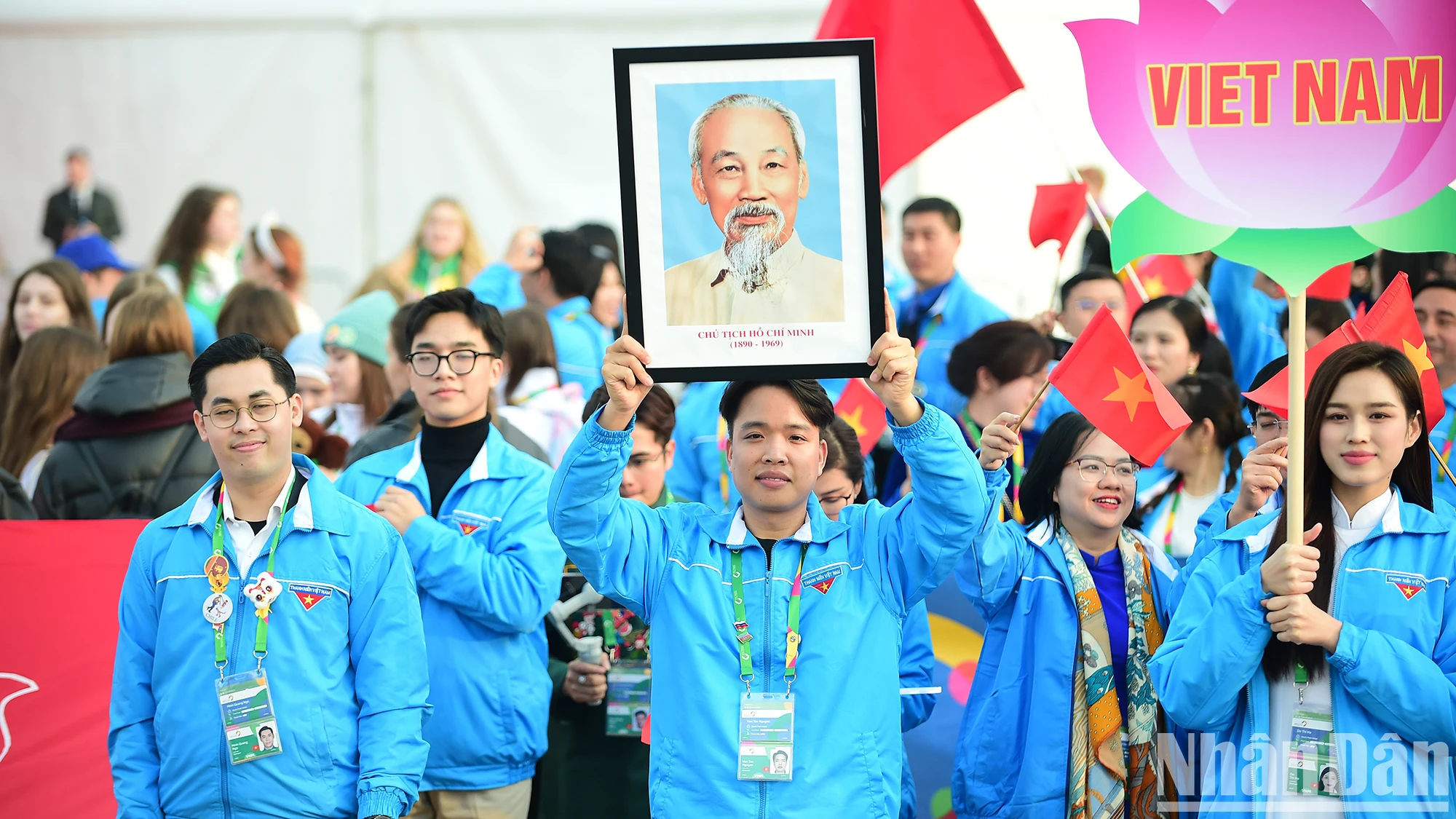 [Ảnh] Đoàn Việt Nam được chào đón nồng nhiệt tại Liên hoan Thanh niên Thế giới 2024 ảnh 6